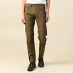 Jeans straight longueur 32 denim taupe homme