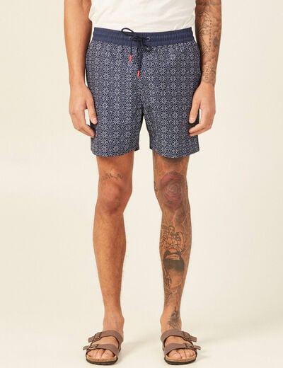 Short de bain bleu marine homme