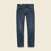 Jeans straight 5 poches denim blue black homme