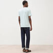 T-shirt manches courtes homme bleu gris homme