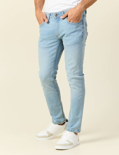 Jeans slim éco-responsable denim used homme