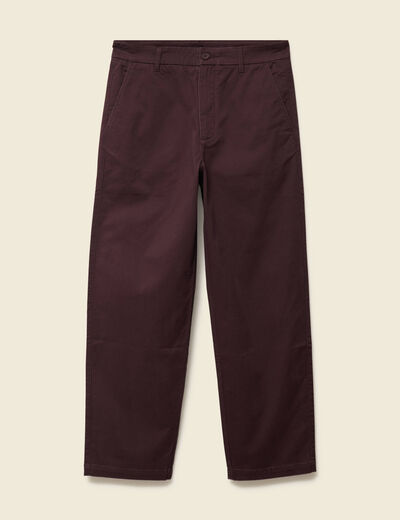 Pantalon marron fonc&eacute; homme
