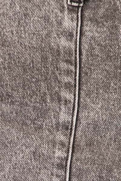 Jeans large poche charpentier denim snow gris femme
