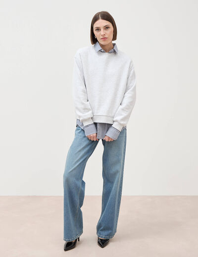 Jeans large taille standard denim used femme