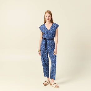 Combinaison éco-responsable bleu femme