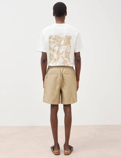 Bermuda vert olive homme