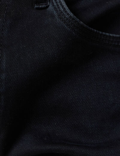 Jeans straight 5 poches denim blue black homme