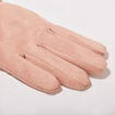 Gants avec noeuds marron clair femme