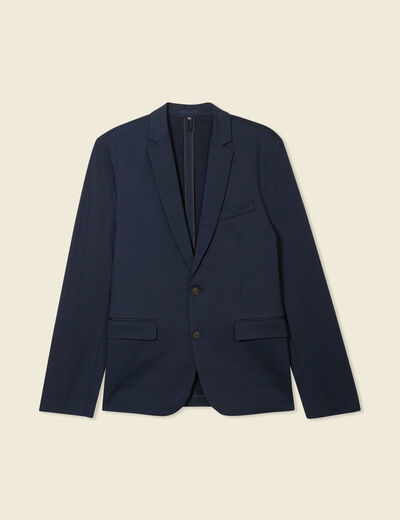 Veste blazer stretch bleu marine homme