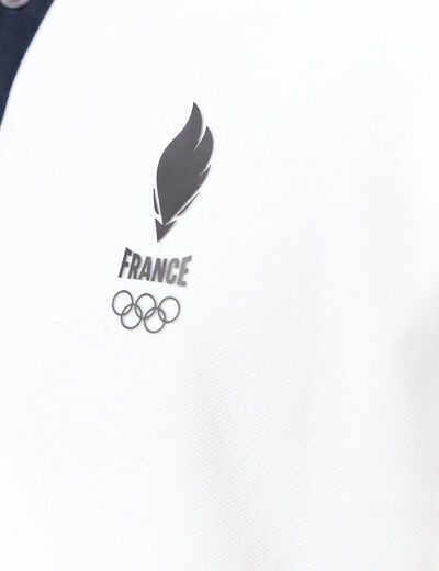 Polo manches courtes blanc homme