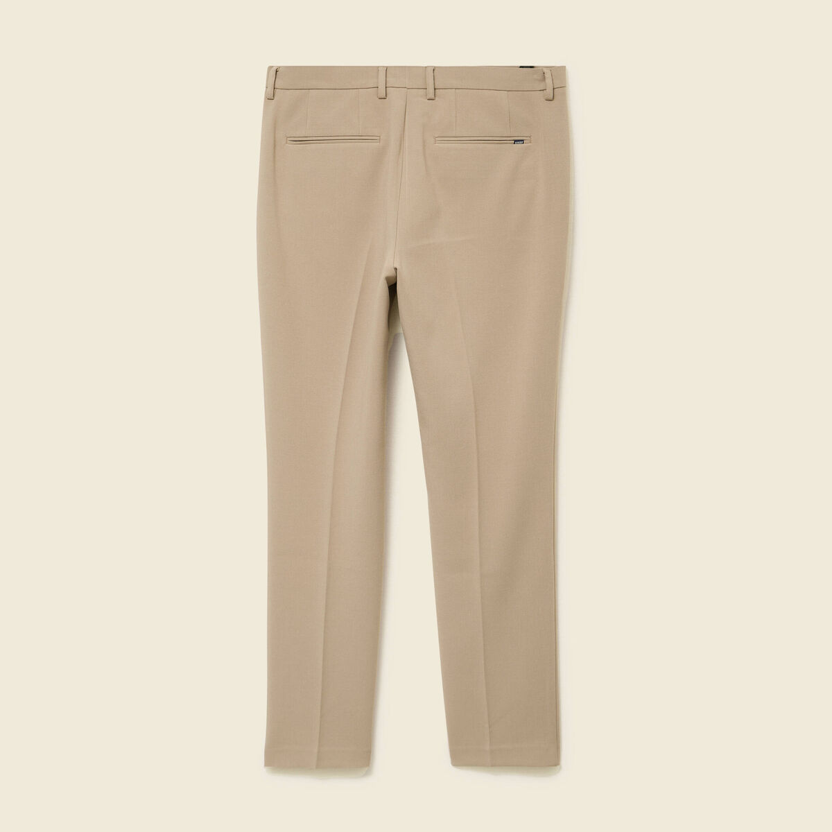 Pantalon slim cigarette taupe homme