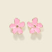 Boucles d'oreilles rose clair femme