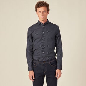 chemise eco responsable bleu marine homme Chemise éco-responsable bleu marine homme