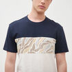 T-shirt manches courtes ecru homme