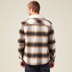 Veste surchemise ample ecru homme