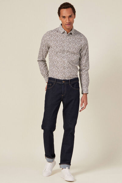 Chemise éco-responsable blanc homme