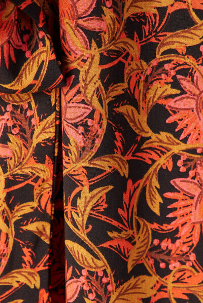 Robe droite éco-responsable noir femme
