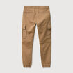 Pantalon battle bas resserr&eacute; vert kaki homme