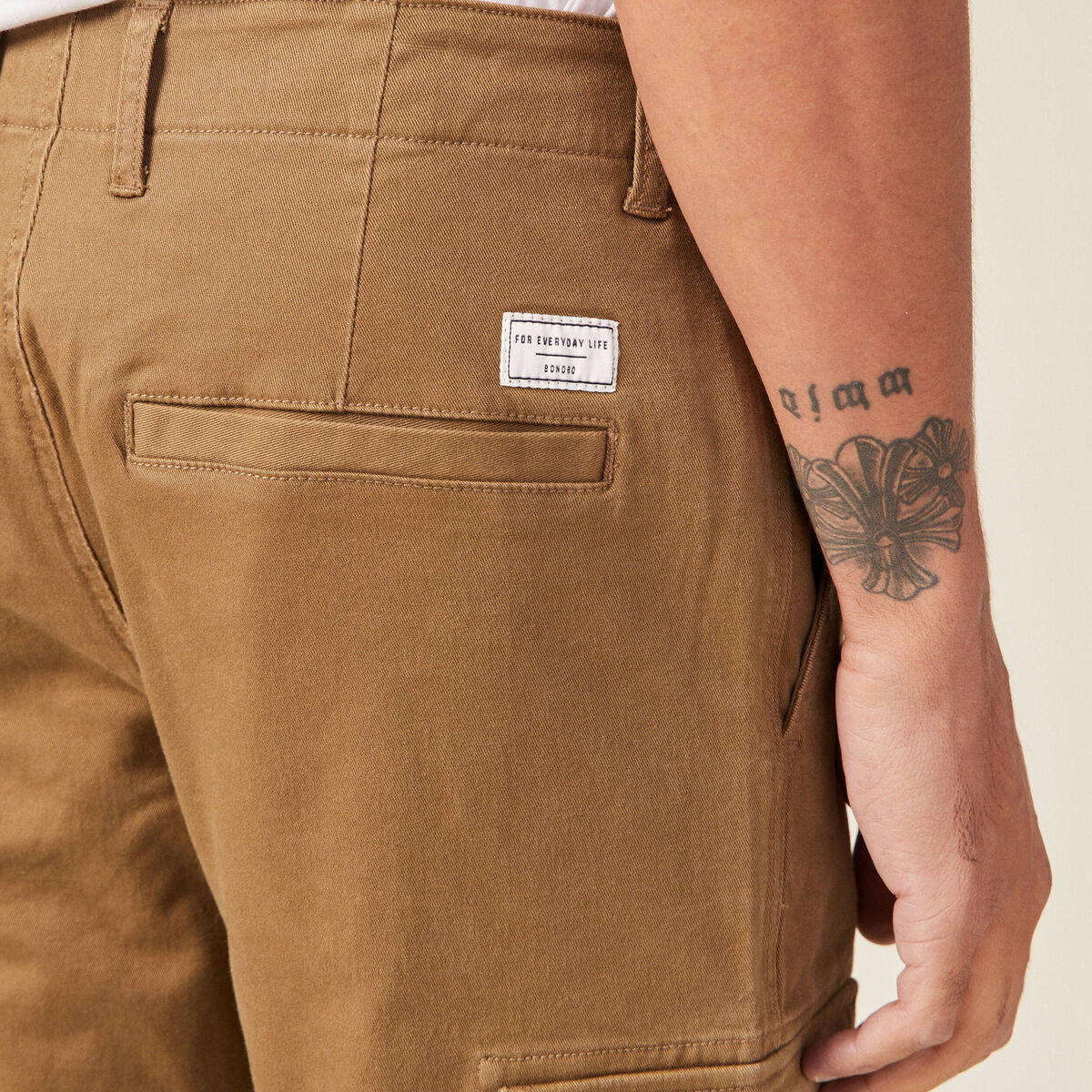 Pantalon battle beige homme