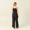 Combinaison pantalon bretelles noir femme