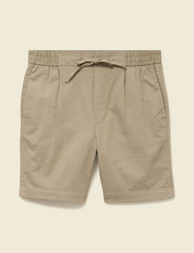 Bermuda vert kaki homme