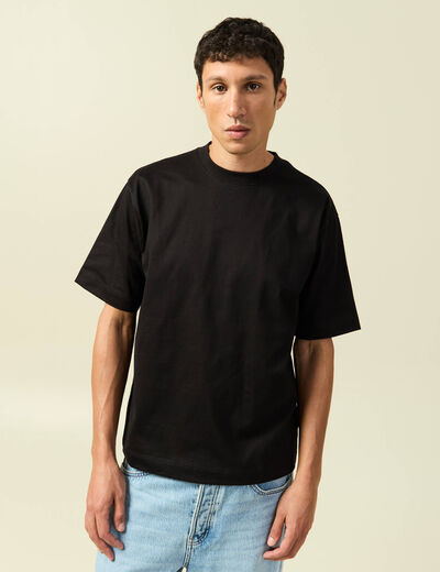 T-shirt en coton noir homme