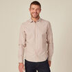 Chemise éco-responsable beige homme