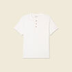 T-shirt manches courtes ecru homme