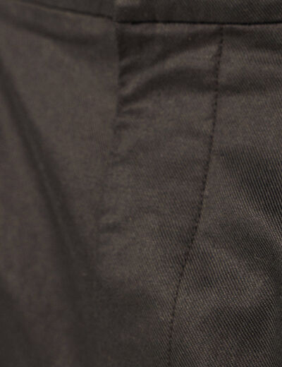 Pantalon chino droit noir homme