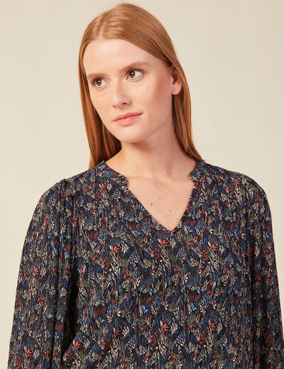 T-shirt éco-responsable multicolore femme
