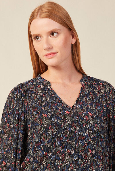 T-shirt éco-responsable multicolore femme
