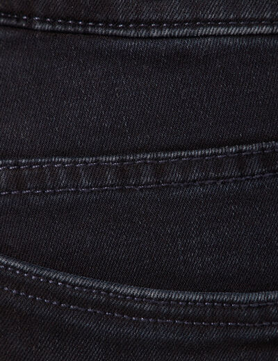 Jeans skinny taille haute denim blue black femme