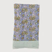 Foulard en coton bleu ciel femme