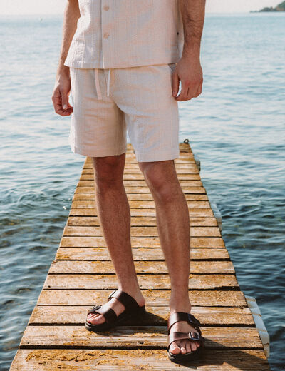 Bermuda ecru homme