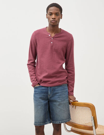 Bermuda en jeans denim brut homme