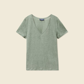 t shirt eco responsable vert kaki femme T-shirt éco-responsable vert kaki femme