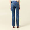 Jeans bootcut denim stone femme