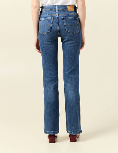 Jeans bootcut denim stone femme