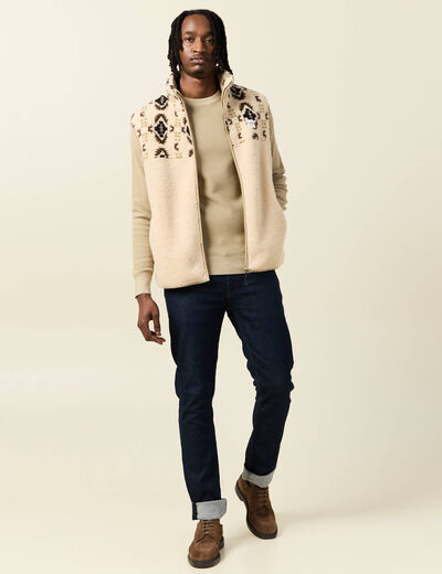 Pull éco-responsable gris homme
