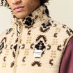 Gilet sans manches zippé ecru homme