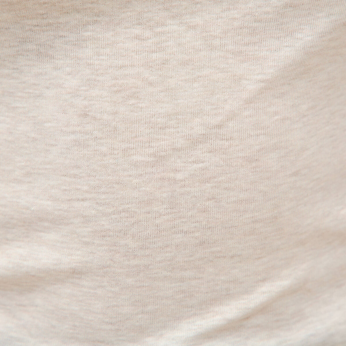 D&eacute;bardeur cintr&eacute; col rond beige femme