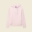 Sweat &agrave; capuche rose poudr&eacute;e homme