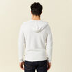 Pull à capuche ecru homme