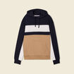 Sweat &agrave; capuche 1 poche bleu marine homme