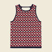 Pull débardeur dos ouvert bleu marine femme