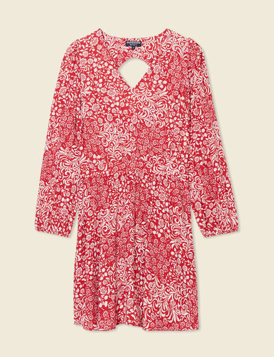 Robe éco-responsable rouge femme