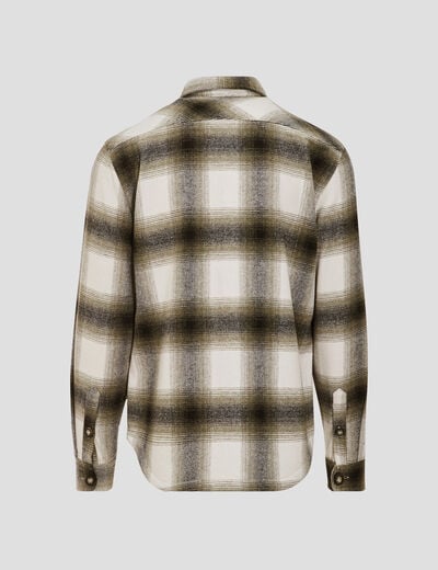 Surchemise éco-responsable vert kaki homme