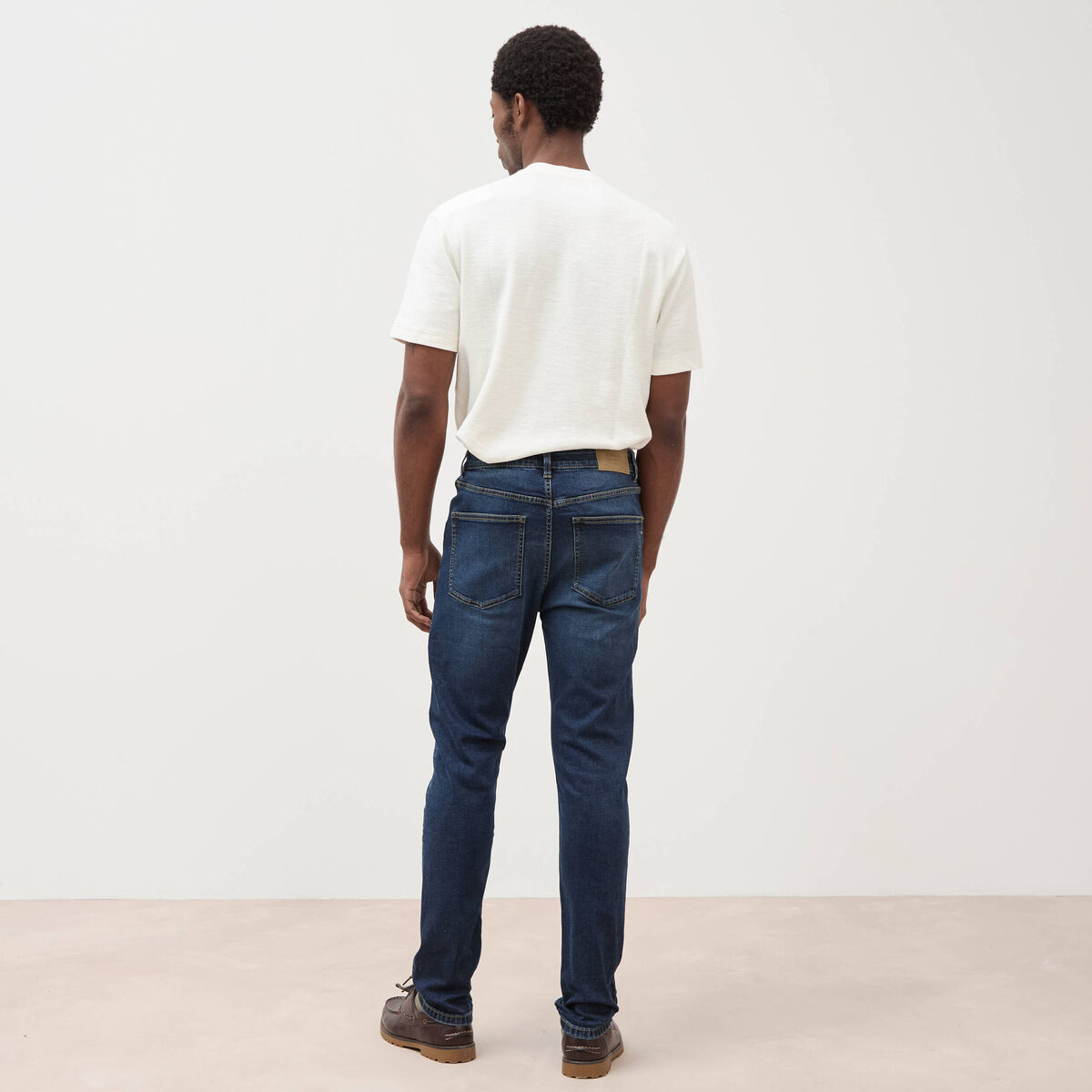 Jeans skinny tapered denim brut homme