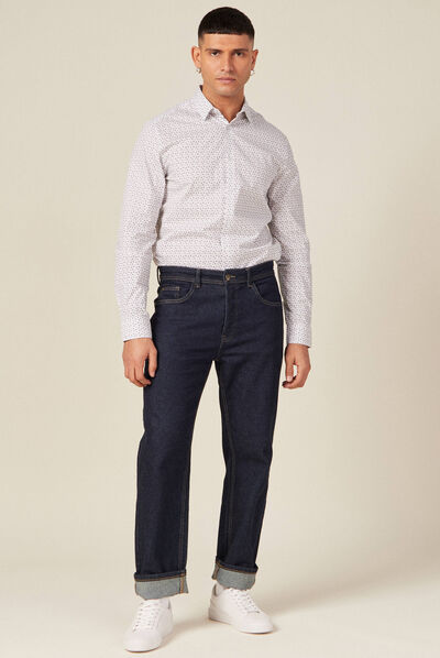 Chemise éco-responsable blanc homme