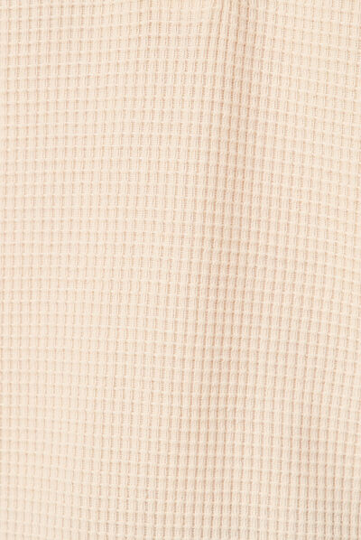 Sweat manches longues col en V creme femme